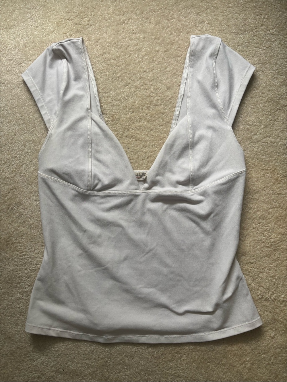 Free People White Top